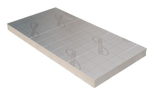 Packung PIR 30 mm dick - Rd 1,35 - Recticel Silver - Aluminium Beschichtigung- gerade Kanten - 600x1200mm 16pl/Packung = 11,52m2