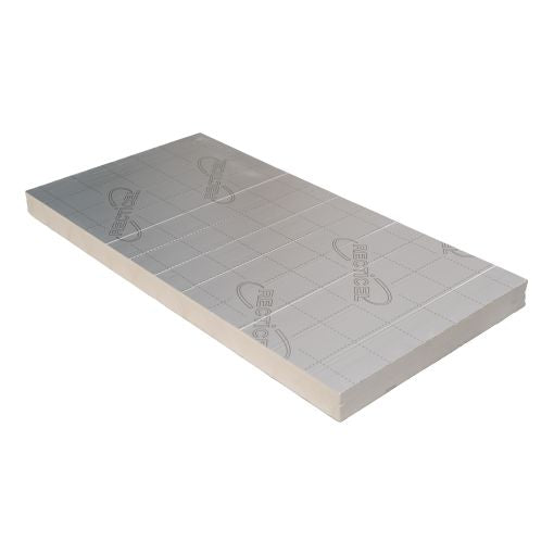 Platte PIR 60mm dick Rd 2,70 - Recticel Silver - Alukaschiert - 600x1200mm (0.72m2)